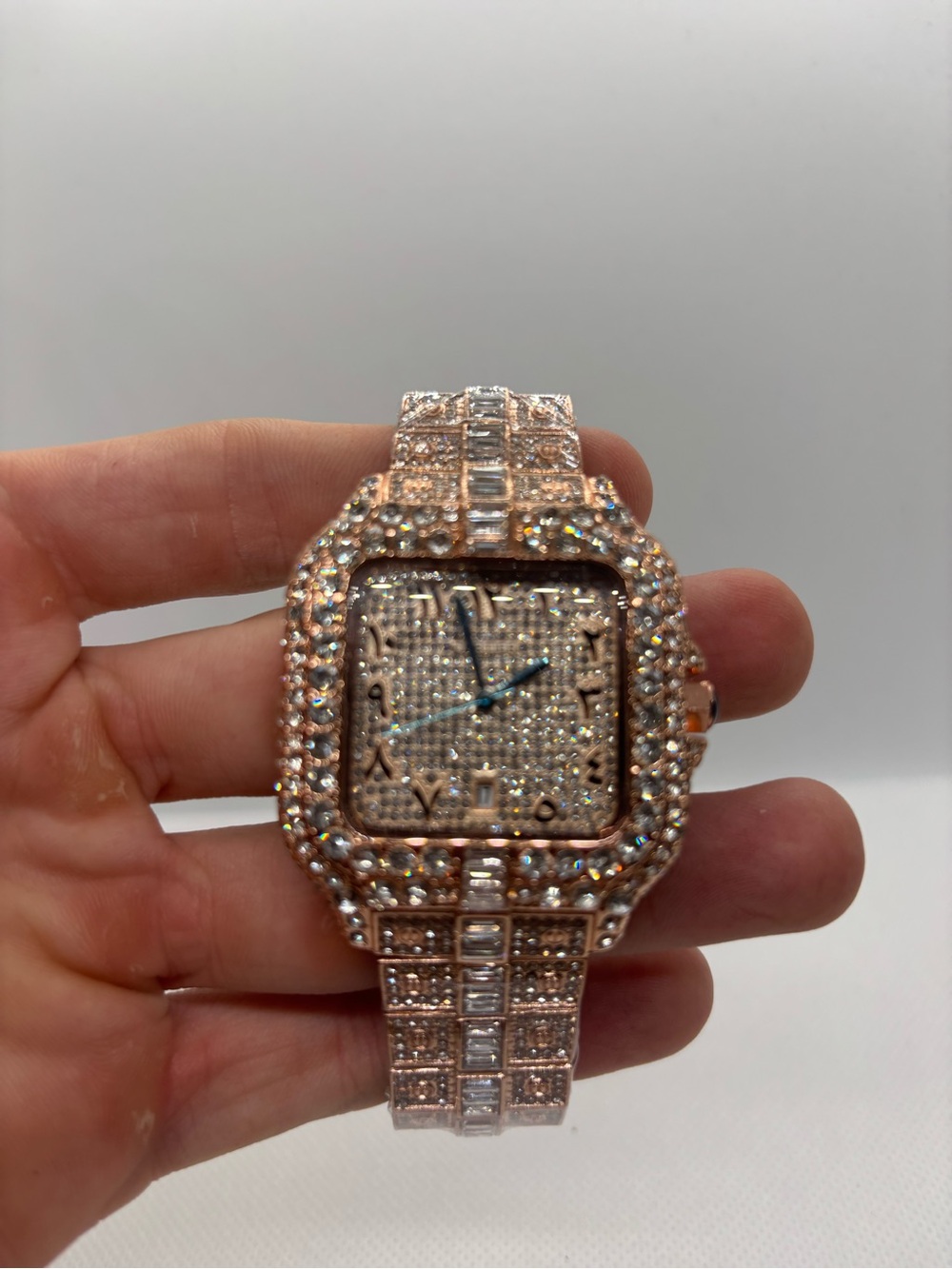 Rose Gold and Black Arab 42mm Bussdown Watch - Picture 3 of 4